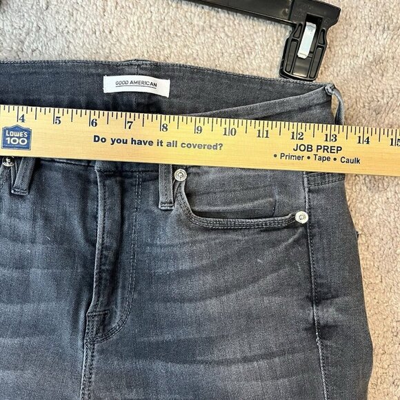Good American Good Legs Grey Ankle Skinny Jeans Size 2/26 - Picture 11 of 11